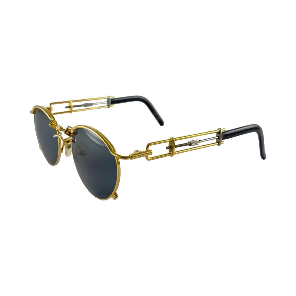 Tupac Jean Paul Gaultier 56-0174 Gold Sunglasses – Rare Vintage 90s Grail - Bild 2 von 4