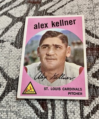 Alex Kellner 1959 Topps #101 St. Louis Cardinals - EX+ - Free Shipping~