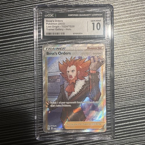 Boss's Orders graded CGC 10 for sale on eBay