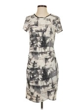 Simply Vera Vera Wang Women Gray Casual Dress XS