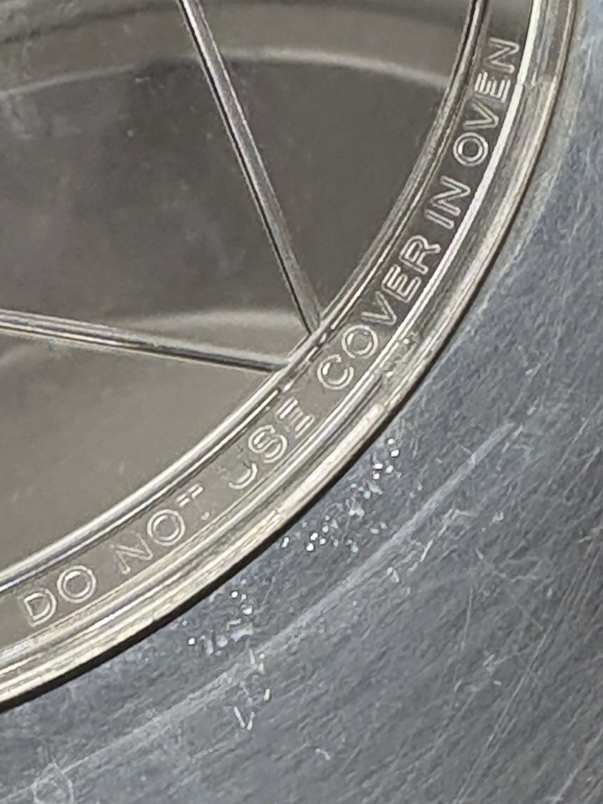 Mirro Covered Pie Pan With Drip Edge See Through Window Locking Edge M-5499