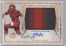 2020 Leaf Trinity Patch Auto Bronze Foil Khalil Tate #PA-KT1 Patch Auto 0x82