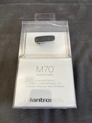 NEW Plantronics M70 Bluetooth Headset - Black - HD Voice