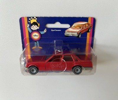 Siku 1040 Opel Senator OVP Sonderfarbe ROT Flaggenmännchen Solitär