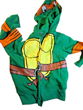 Nickelodeon Teenage Mutant Ninja Turtles Toddler Zip Up Hoodie Size 4T