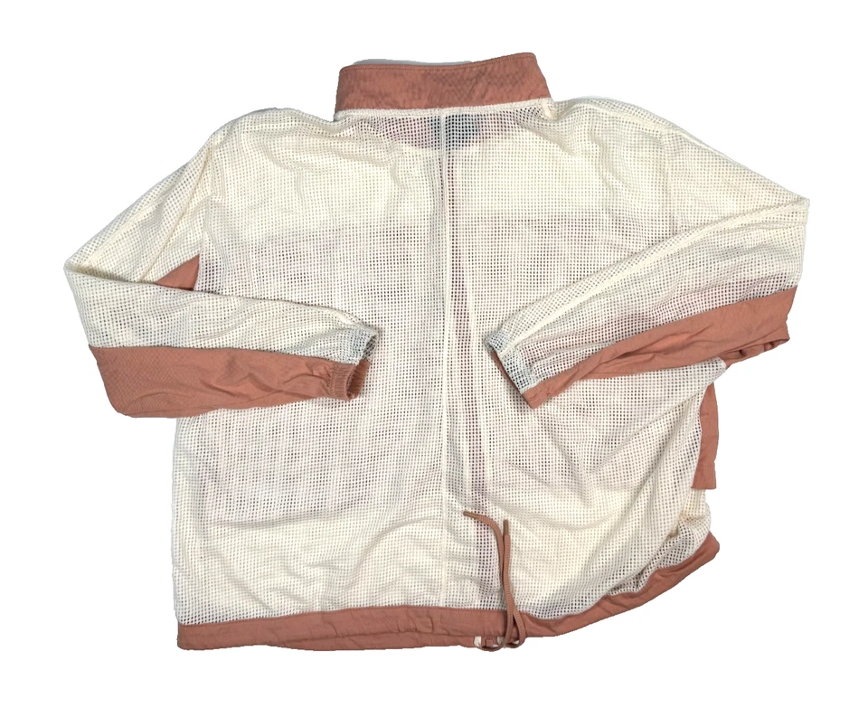 Jaqueta de malha NIKE Sportswear feminina NSW ouro rosa/marfim pálido tamanho 2X - Imagem 2 de 4