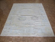 11 x 12 Hand Knotted Beige Modern Oushak Oriental Rug G16900