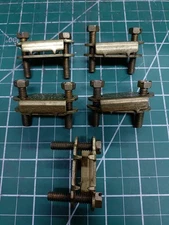 (Lot of 5) Crouse-Hinds GC102 Brass Ground Strap Clamp