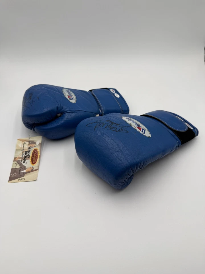 Manny Pacquiao Autograph Signed Used Training Gloves PSA and JSA Authenticated - Image 4 of 4