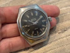 Vintage Zenith Defy A3645 Black Dial Automati...
