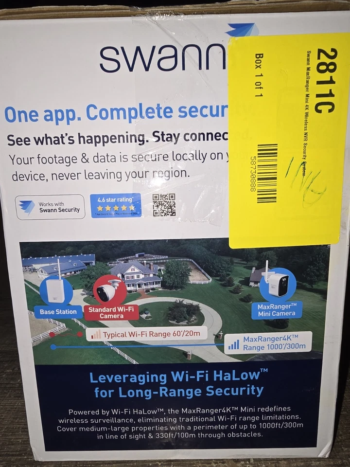 Swann MaxRanger4K 3-Camera Long-Range Wireless Security System SWNVK-MRMINISD3 - Image 4 of 4