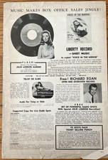 Voice In The Mirror 1958 Movie Pressbook Ad Mat Sheets Promo Noir Julie London