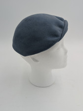 Glenover Vintage Women's Hat Blue 100 Wool Felt Mid-Century FLAWS