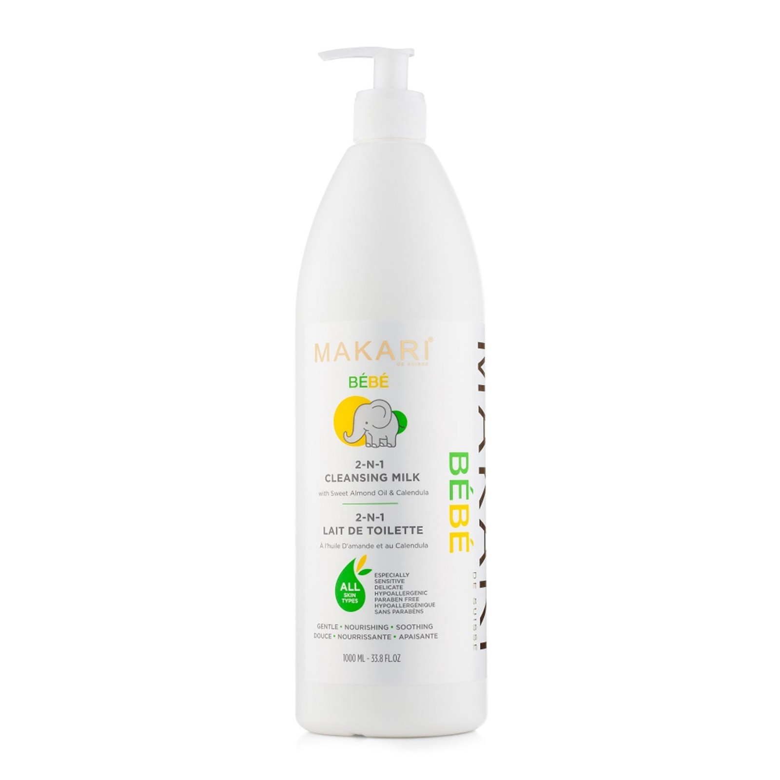 2-in-1 Bebe Cleansing Milk by Makari for Women - 33.8 oz Cle