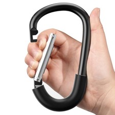 SURDOCA Stroller Hooks, Large Stroller Hooks for Bags, Universal Stroller Clips