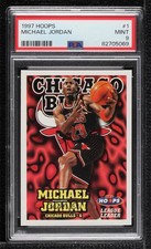 1997-98 NBA Hoops League Leaders Michael Jordan #1 PSA 9 MINT HOF 1u0