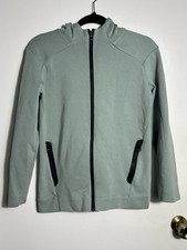 Old Navy Active Boys XL 14-16 Dynamic Fleece Full Zip Hoodie Sage Green Mint