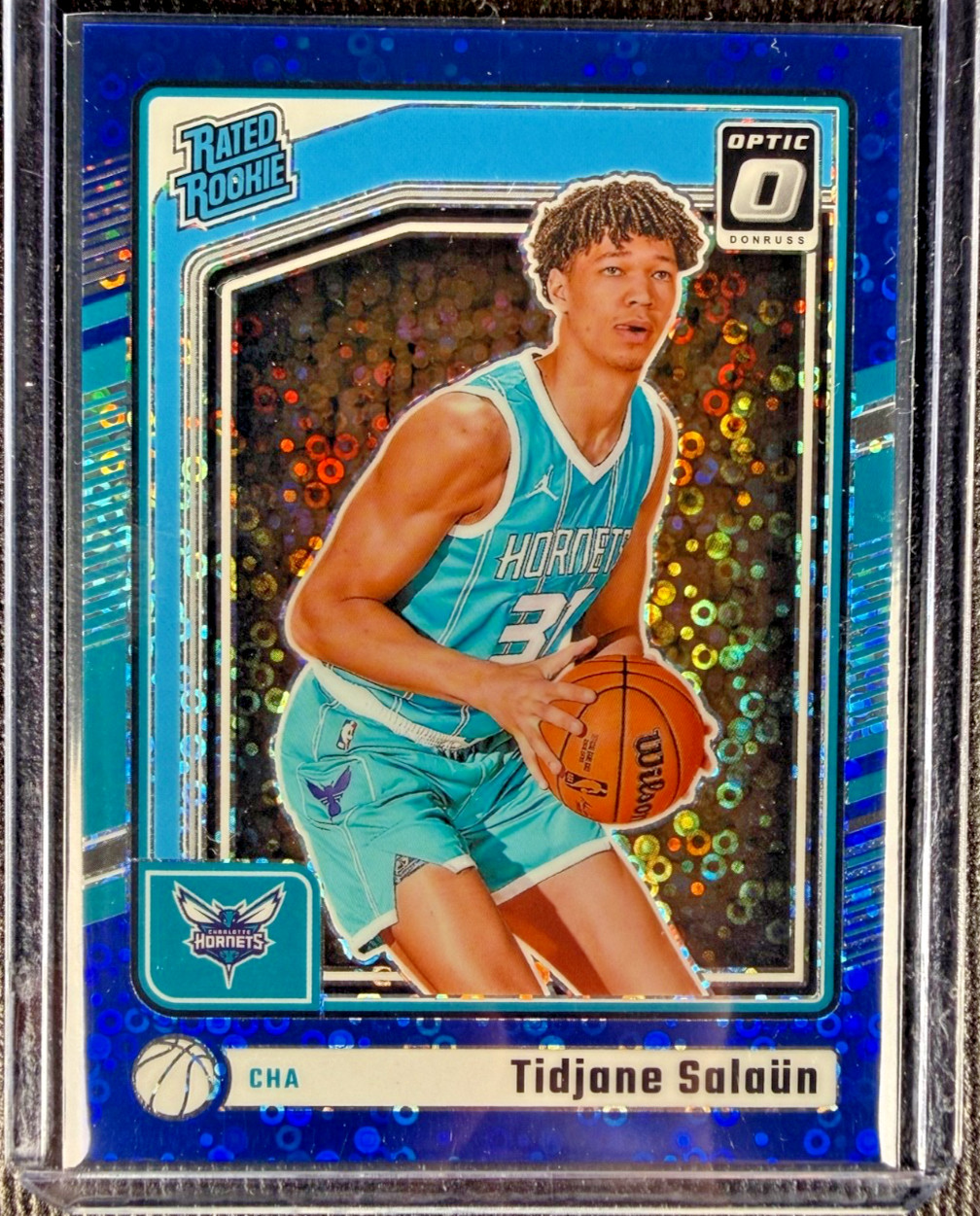 2024-2025 Panini Donruss Optic Tidjane Salaun Fast Break Blue Prizm #286 /49