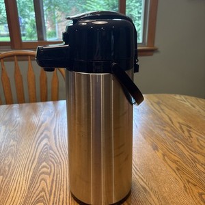 Vtg Service Ideas Inc., 2.2L Push Dispenser Airpot Thermal Coffee/Tea Carafe
