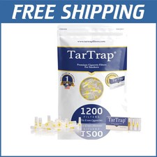 Bulk Pack of 1200 Disposable Cigarette Filters  Free Lighters - Tar Removal