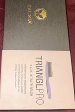 Calista TrianglPRO Triangl Pro Heated Hair Detailer Brush Purple Orchid NEW