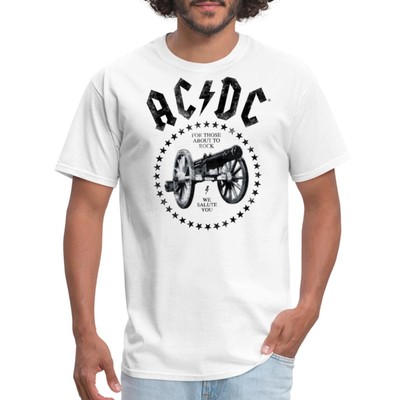 AC/DC Cannon We Salute You Men's T-Shirt