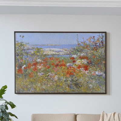 Childe Hassam Celia Thaxter's Garden Wall Art Print - Cottage Decor