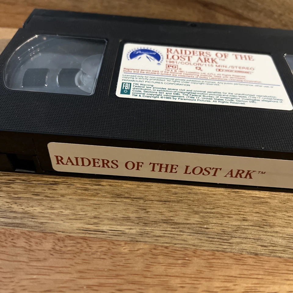 Indiana Jones Raiders of the Lost Ark (VHS Early Release) - Image 4 of 4