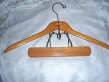 Vintage The Setwell Wooden Hanger For Suit  Pants