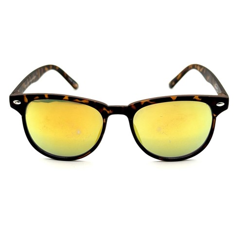 Old Navy Round Sunglasses SP20 Classic Tortoise Shell Frame Mirrored Lenses - Picture 11 of 12