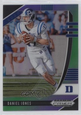 2020 Panini Prizm Draft Picks Purple & Green Prizm 53/199 Daniel Jones #23 2r8