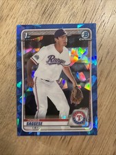 Thomas Saggese 2020 1st Bowman Chrome Draft Sapphire Edition #BD-167 Rangers