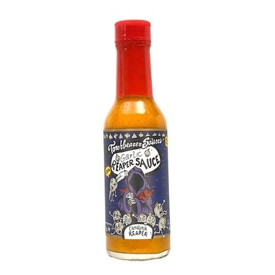 Torchbearer Sauces Garlic Reaper Sauce, 5oz - Carolina Reaper Peppers - Level 9
