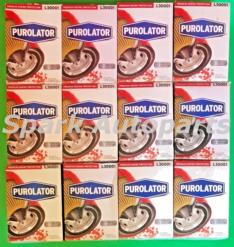 Case of 12 Engine Oil Filter PUROLATOR L30001 For FORD, MERCURY, LINCOLN, PH8A - Image 3 of 3