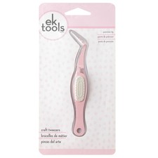 EK Success Craft Tweezers-Pink