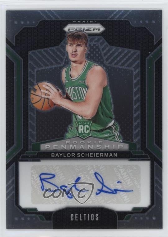 2024-25 Panini Prizm Rookie Penmanship Baylor Scheierman #RPE-BAY Auto RC 04b8