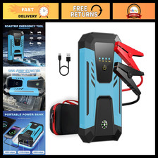 6000A Peak 12V Jump Starter for Gas/Diesel, Waterproof Portable Battery Pack, Em