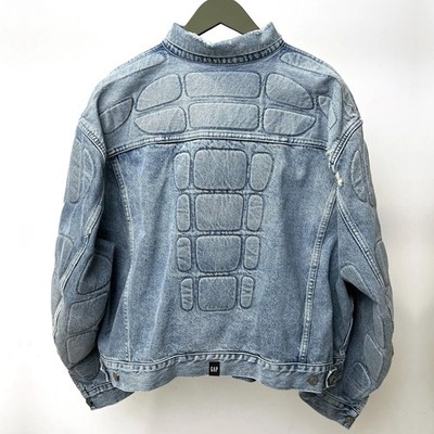 Yeezy Gap Balenciaga デニムジャケット Buy Yeezy Gap Engineered by Balenciaga Padded Denim Jacket 'Blue