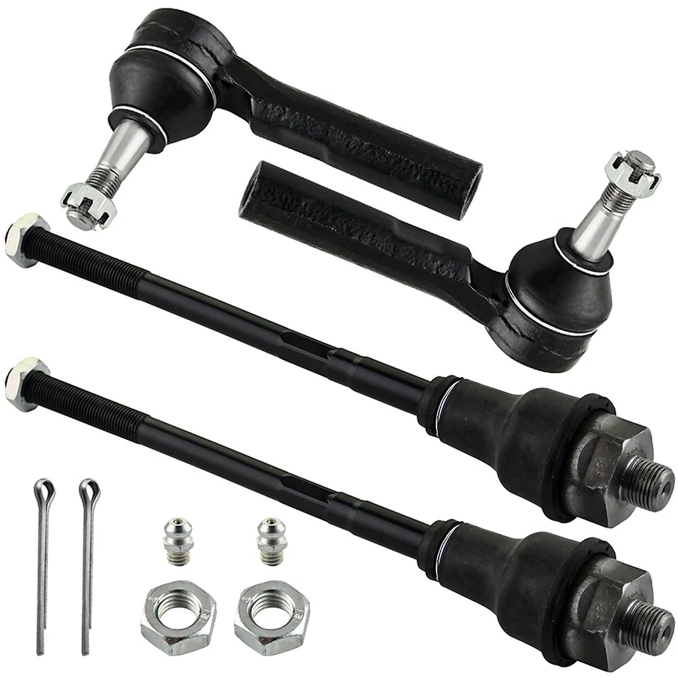 4 barras de amarre delanteras interiores exteriores MOOG para Chevy Silverado 1500 GMC Yukon Escalade Foto 4 de 4