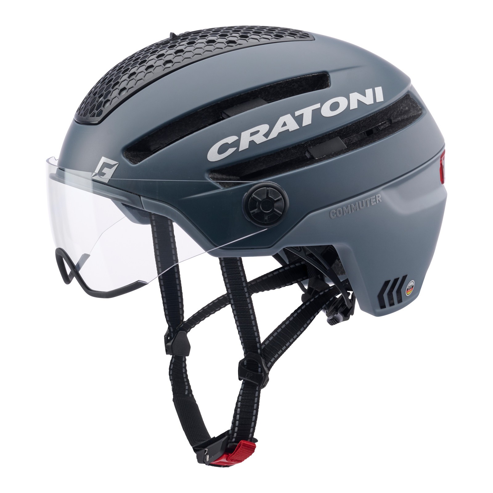 Cratoni Commuter e-bike pedalechelm caschi bici casco da città Pedelec standard NTA 8776 foto 3