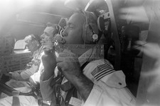 APOLLO 9 ASTRONAUTS COMMAND MODULE TRAINING GULF 1968 4X6 PHOTO