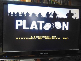 LOT OF (5) NES GAMES TESTED AND WORK, SILENT SERVICE, GOLF, PLATOON, RBI BASEBAL