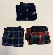 Boys Old Navy Small 6-7 Fleece Pajama Pants-3 Bundle