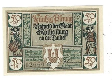 Emergency money Rothenburg O. T. - City of Rothenburg O. T. - 50 Pfennig - 1921 - Image VI