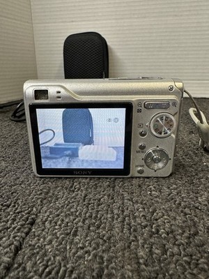 Sony Cyber-shot DSC-W200 12.1MP Digital Camera - Silver for sale