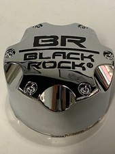 Br Black Rock Chrome Wheel Center Cap  31198