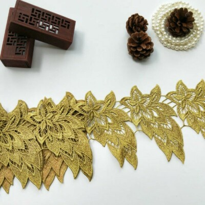 1 Yard Vintage wasserlöslich Spitze Rand Blume Borte Geschenk Band Zum Selbermachen Nähen Handwerk