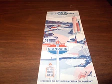 1964 Standard Oil Denver/Colorado Springs/Pueblo Vintage Road Map