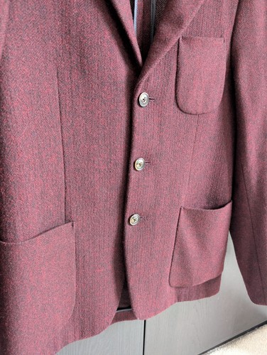Blazer Scotch and Soda, piccolo, petto 38", rosso scuro, ottime condizioni - Foto 6 di 15