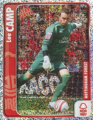 206 LEE CAMP ENGLAND NOTTINGHAM FOREST STICKER FL CHAMPIONSHIP 2010 PANINI